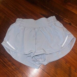 Lululemon Athletica Light Blue Athletic Shorts